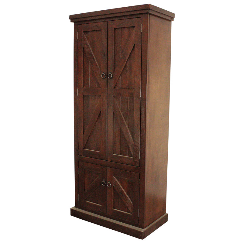 Armoire garde-manger 75 po Zimmerman, Rouge sang de bœuf