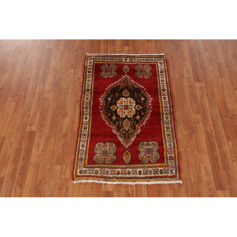 Tapis traditionnel en laine Medallion 3x4