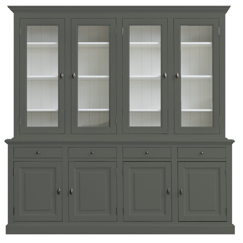 Babak Display Cabinet, Green Grey