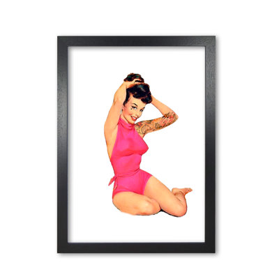 Retro Pin Up Girl - Print