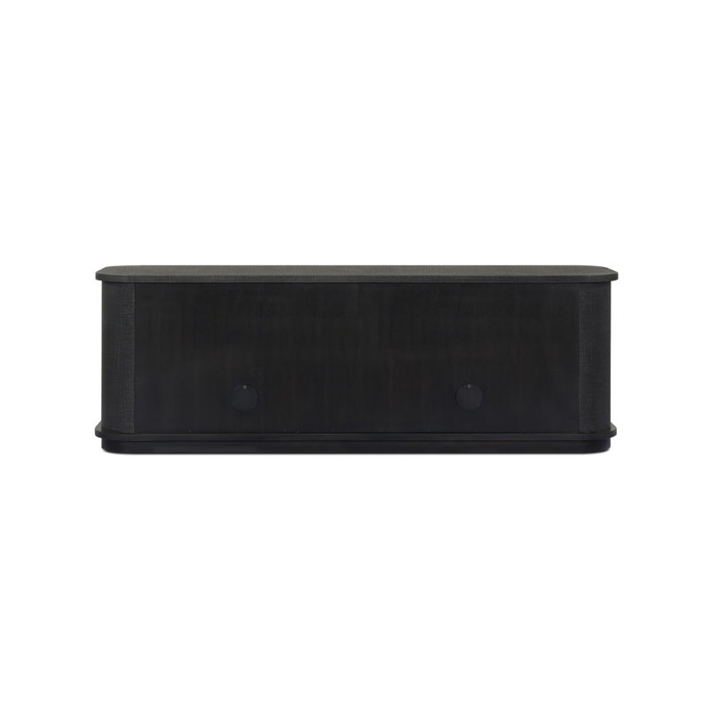 Berlin Media Console-Worn Black Veneer, Black