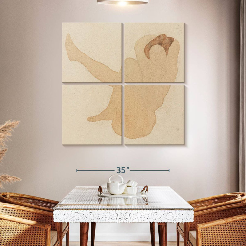 Nude Seated Left Leg Extended