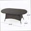 Ensemble de salle à manger d'extérieur en osier 7 pièces, table en rotin et chaises pour 6 pour terrasse, terrasse, porche, brun et noir