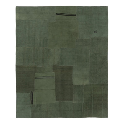 One-of-a-Kind 7'10"x9'9" Flatweave Area Rug