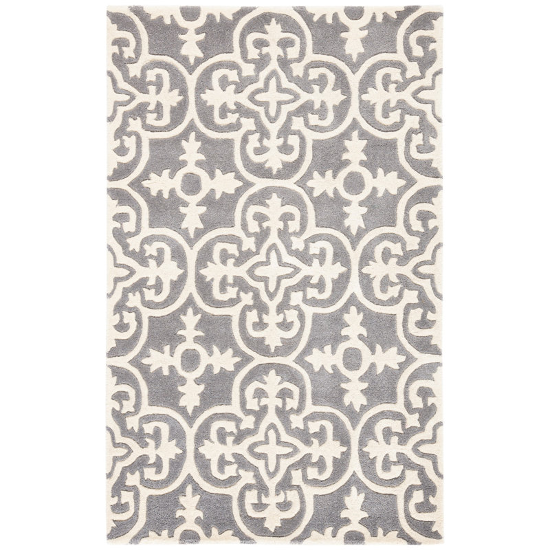 Chatham Hand Tufted Wool Geometric Rug, Rectangle 3' x 5'