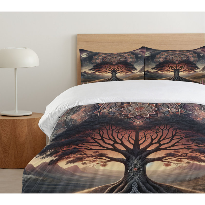 Hippie Duvet Cover, California King Duvet Cover + 2 Standard Shams