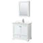 Ensemble de meuble-lavabo simple 36 "avec miroir Deborah-97696937-97696938-97718516