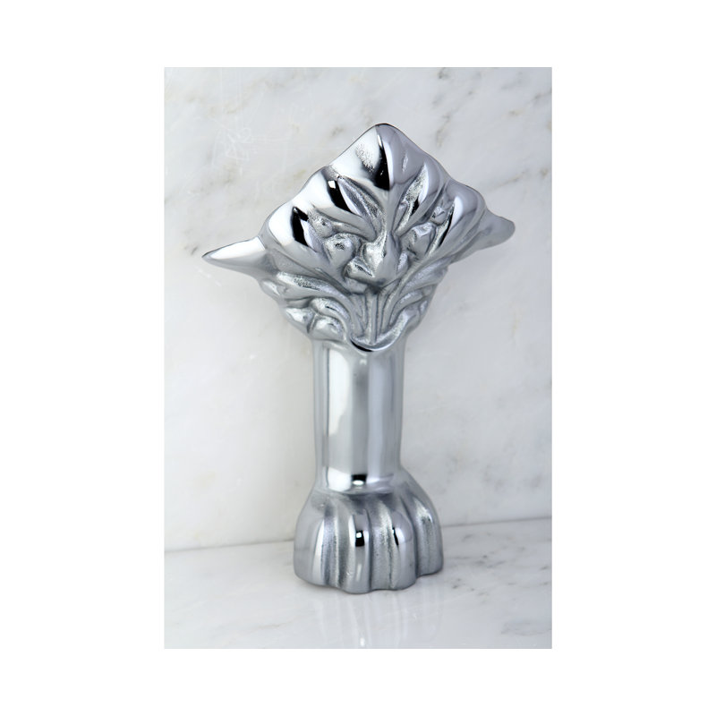 Kingston Brass Aqua Eden 4-Piece (Set) Lion Paw Cast Iron Tub Feet, Chrome