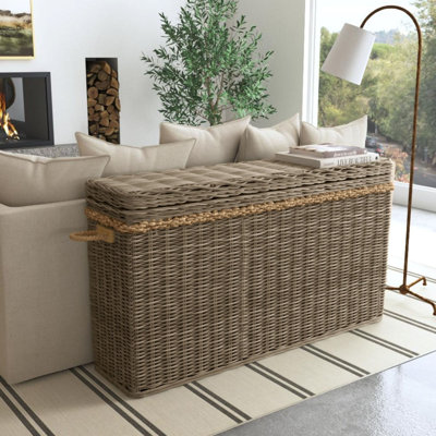Kent Wicker Storage Trunk