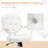 HOMCOM Cute Home Office Chair-547052431-547052427