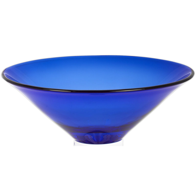 Monaco Fruit Bowl, 7" H x 12" W x 12" D, Clear