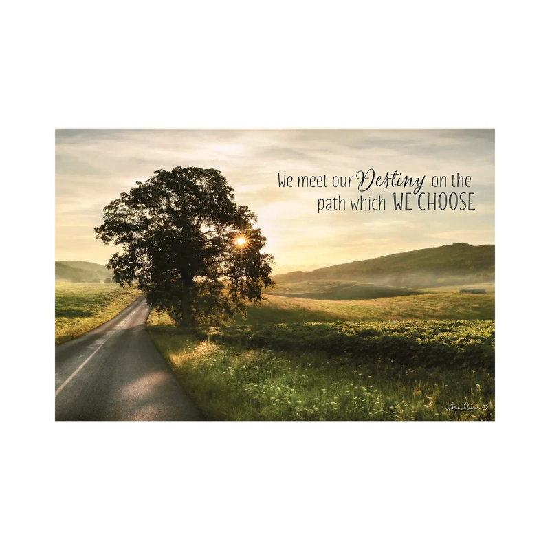 Destiny 1 Piece Wrapped Canvas Painting, 30.48 cm H x 45.72 cm W