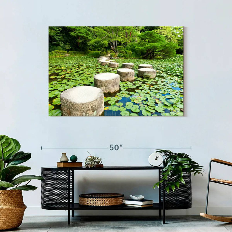 Harnek Japanese Stone Bridge, 30" H x 45" W