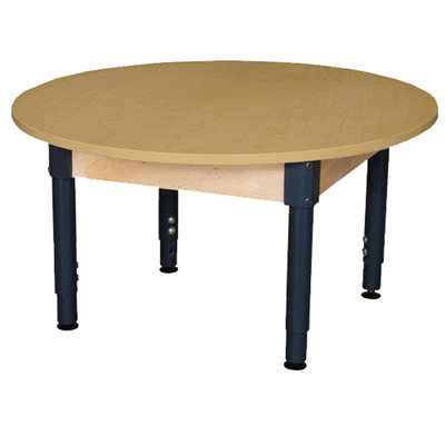 Table d'activité circulaire à hauteur ajustable