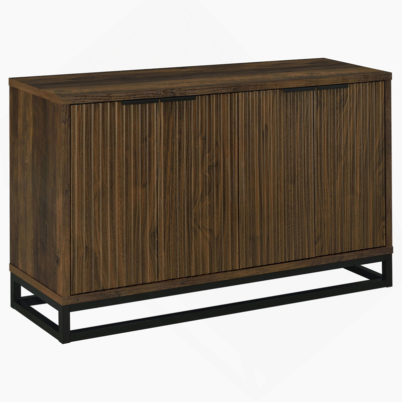 Buffet, armoire d'appoint 4 portes pour le salon, cuisine