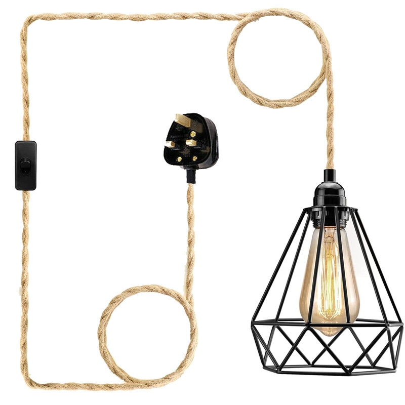 Kuhnhenn 1 - Light Black Geometric Pendant, Yes