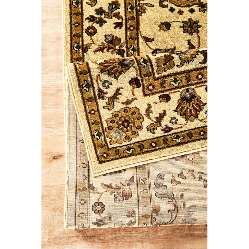 Tapis crème crème, 2 pi 7 po X 3 po, le polypropylène apporte une touche d'élégance et de charme