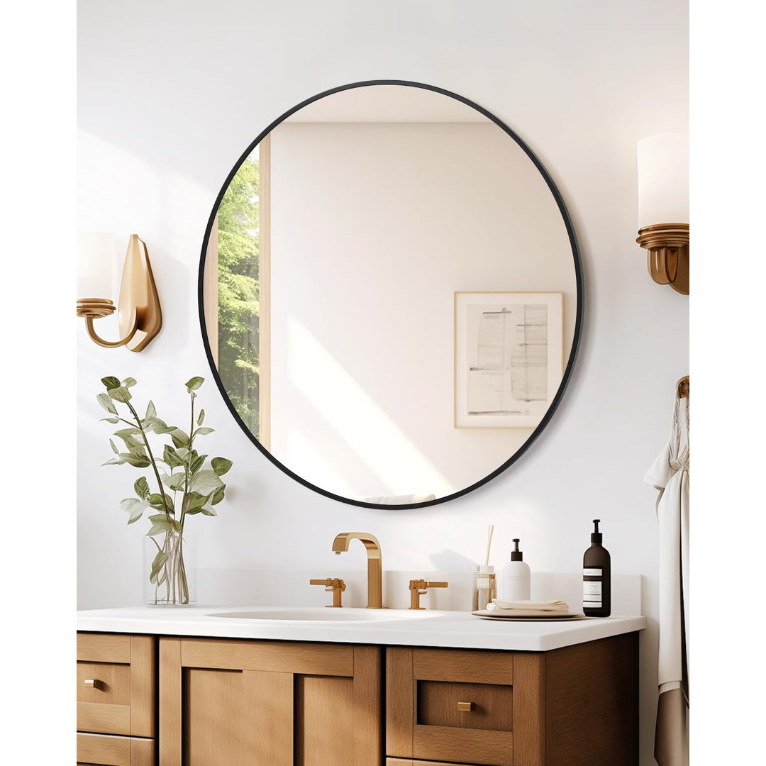Metal Round Mirror