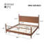 Structure de lit Harlow Modern-125959298