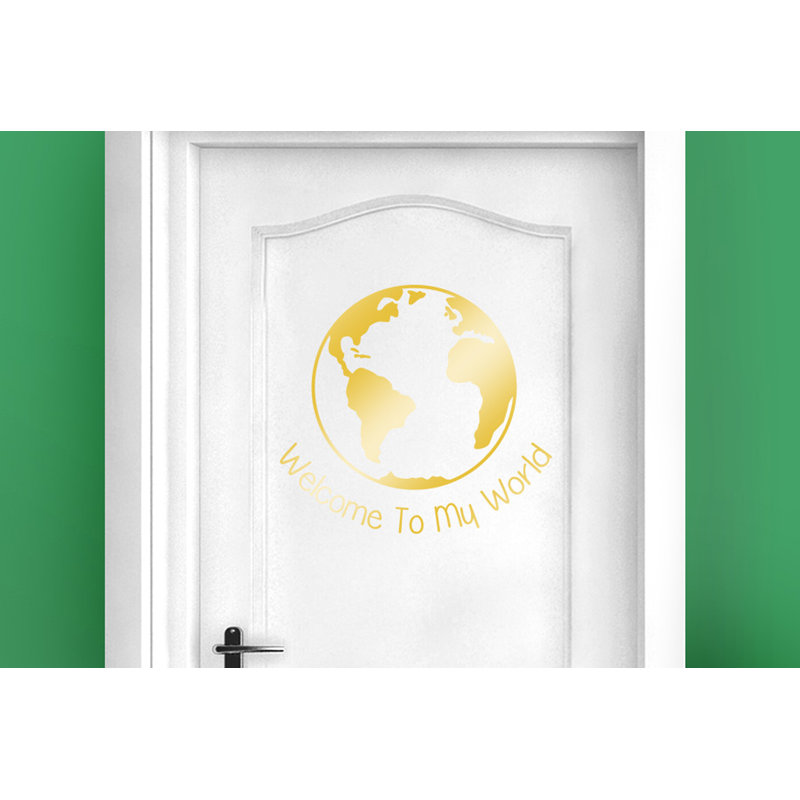 Wall Decal, Shiny Gold