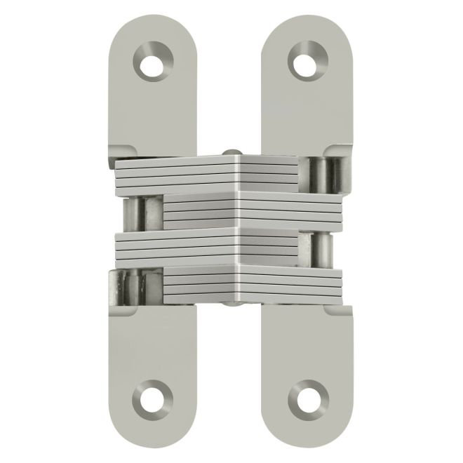 Deltana DCH216U15 4-5/8" Height X 1" Width Invisible Concealed Door Hinge Adjustable Brushed Nickel, Satin Nickel