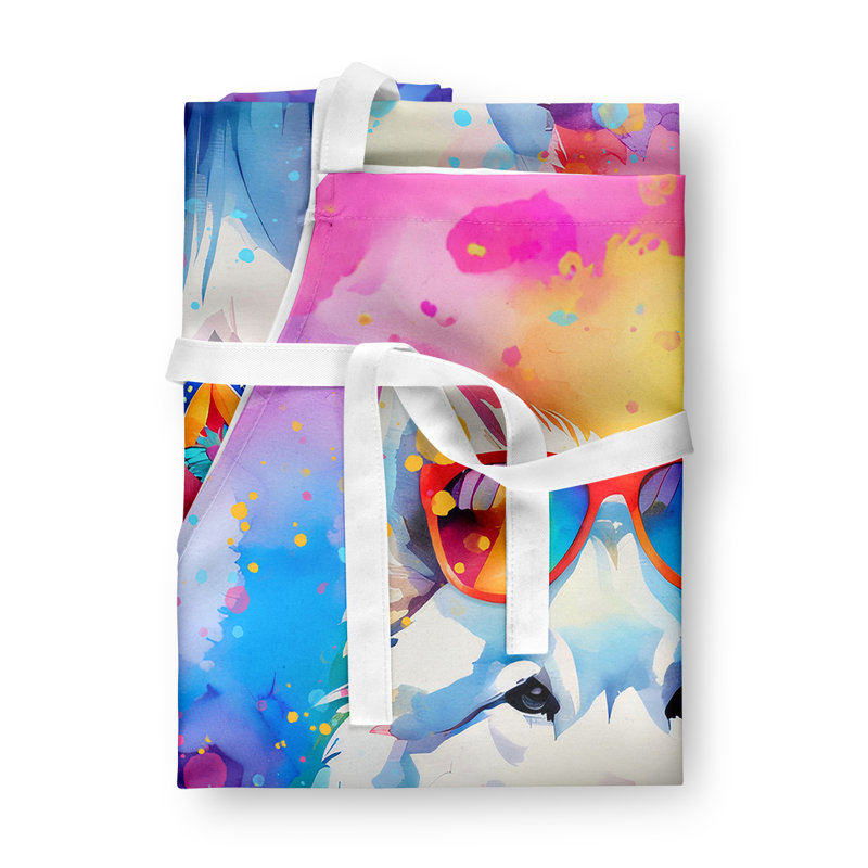 No Pattern Bib Apron