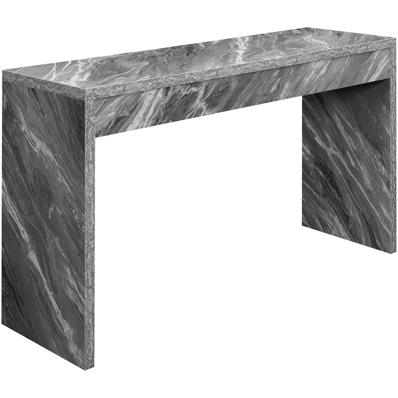 Cammock 121.92cm Console Table, Gray Faux Marble