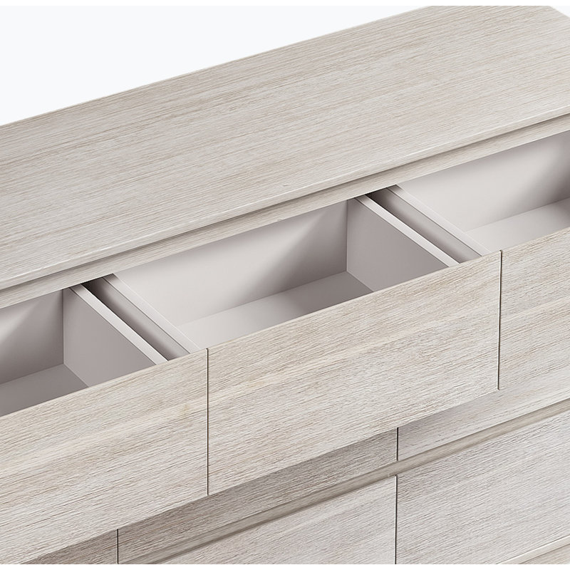 Ensemble de chambre avec lit plateforme 4 pièces, Double