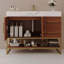 Meuble-lavabo moderne avec lavabo en céramique, armoire autoportante avec tablette et tiroir, design élégant et durable-1815542449-1815542448