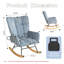 Chaise berçante Modern