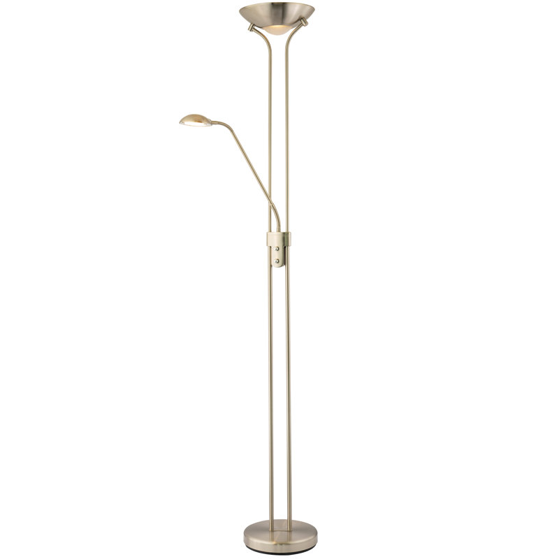 180cm LED Torchiere Floor Lamp, Brushed