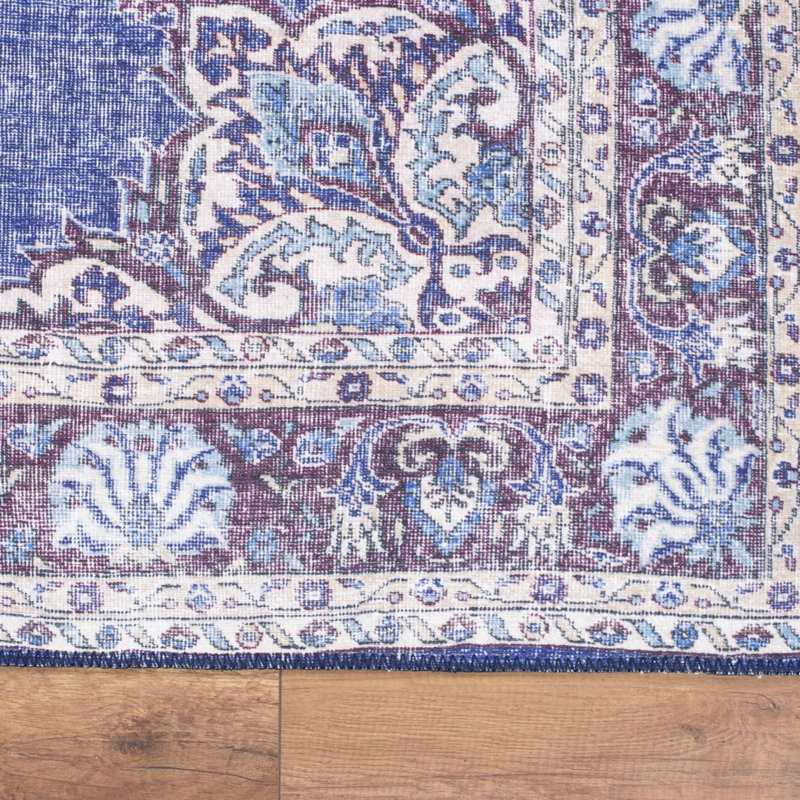 Luxurious Machine Washable Carpet, 100% Polyester, 7.5 x 10.8 Feet | Pile Height: 0.2 Inches, 1850 g/m² | Recycled Poly Cotton Underside, Easy Care, Perfect for Living Room & Bedroom, Soft & Durable Design