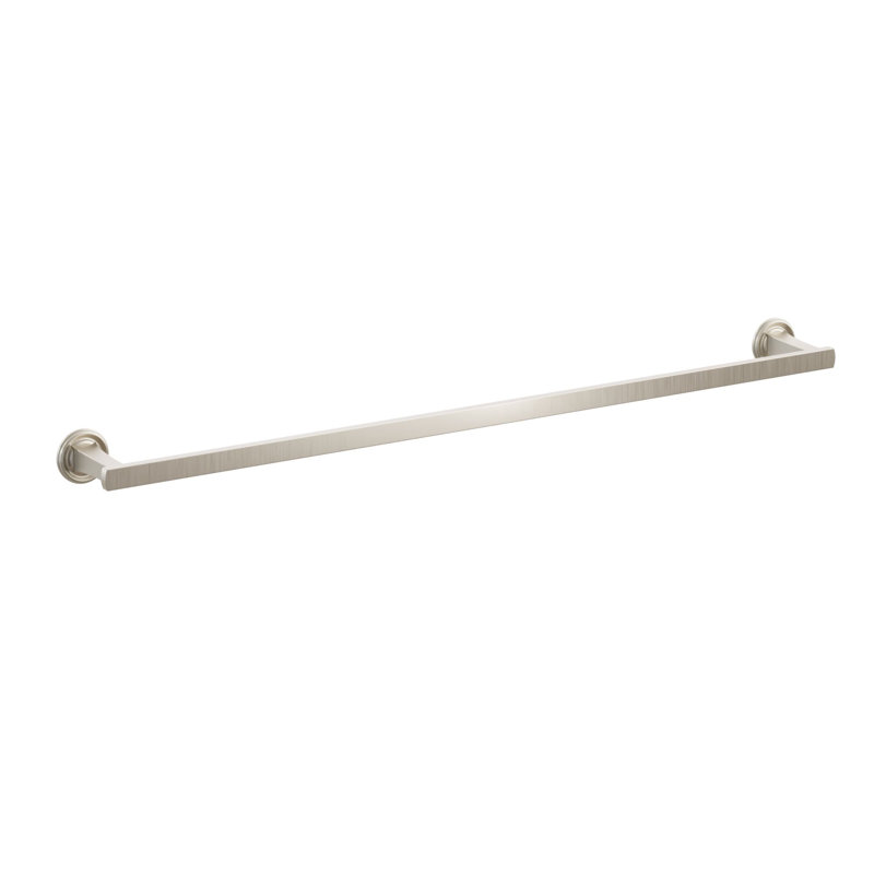Porte-serviettes Emtek, H 1,625 po x L 31,34 po x P 3,125 po, Nickel satiné