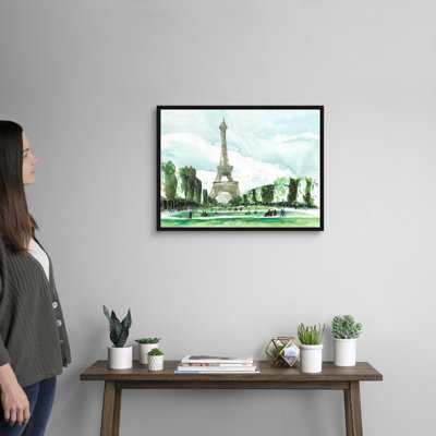 " Eiffel Tower, Paris " by Eleanor Doughty Painting Print