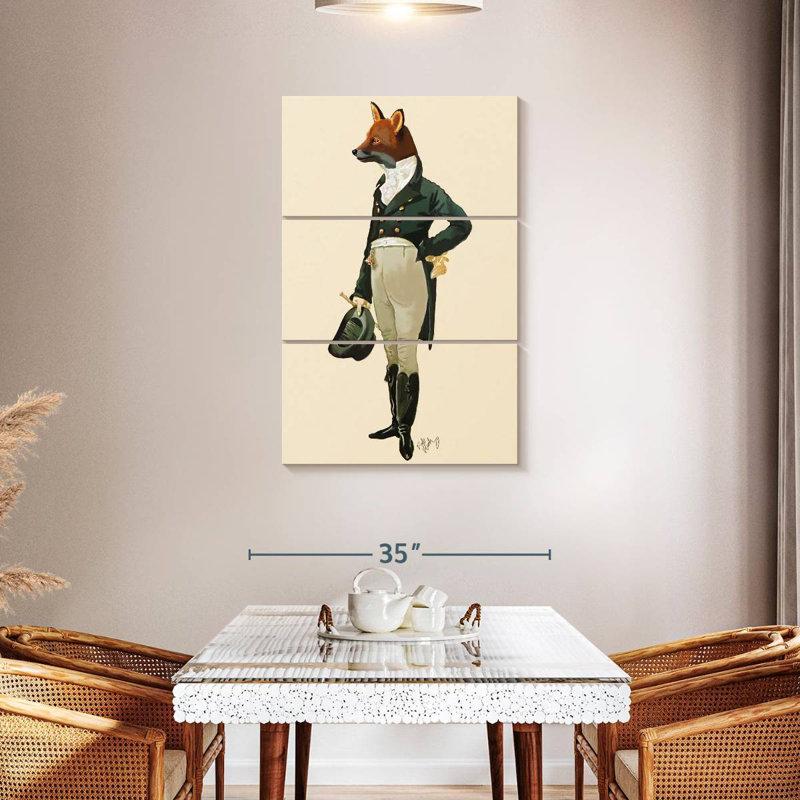 Ketti Dandy Fox, 45" H x 28" W