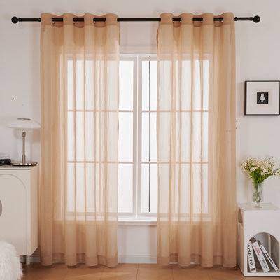 Janashia Sheer Curtain Pair