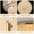   6-Light 20" Crystal Chandelier Gold Flush Mount Ceiling Light-889230160