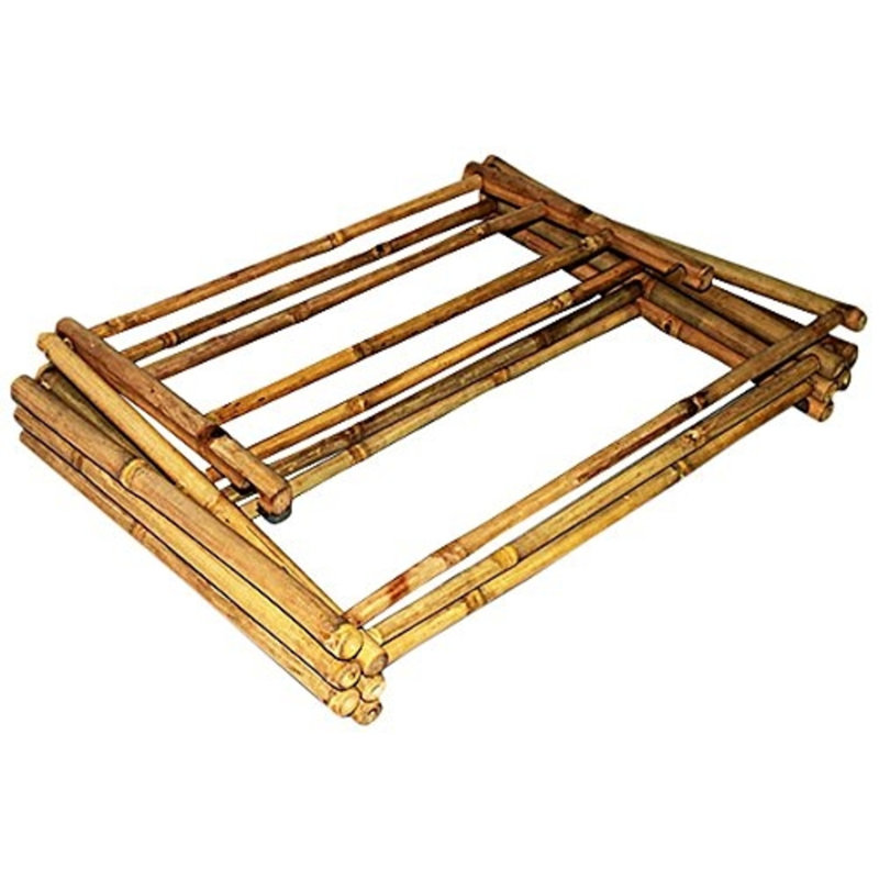 Bamboo Foldable Accordion Drying Rack