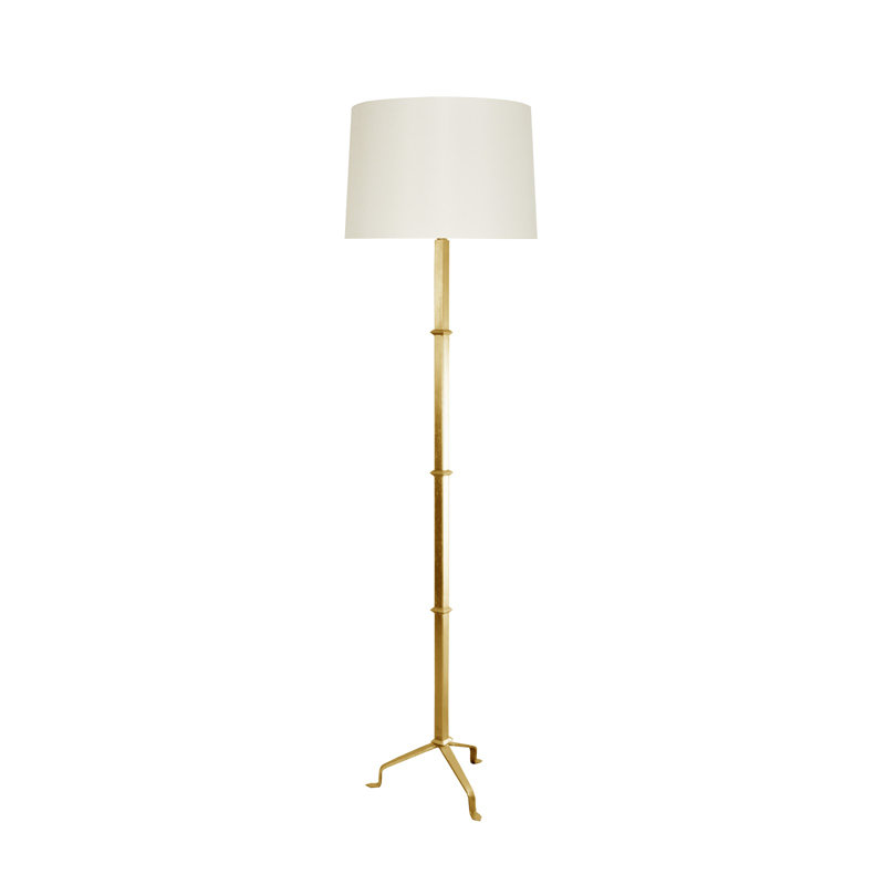 Alvaro 65'' Traditional Floor Lamp, Gold
