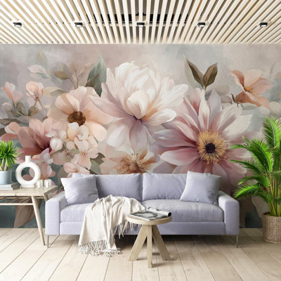 Murale florale Blush Dream