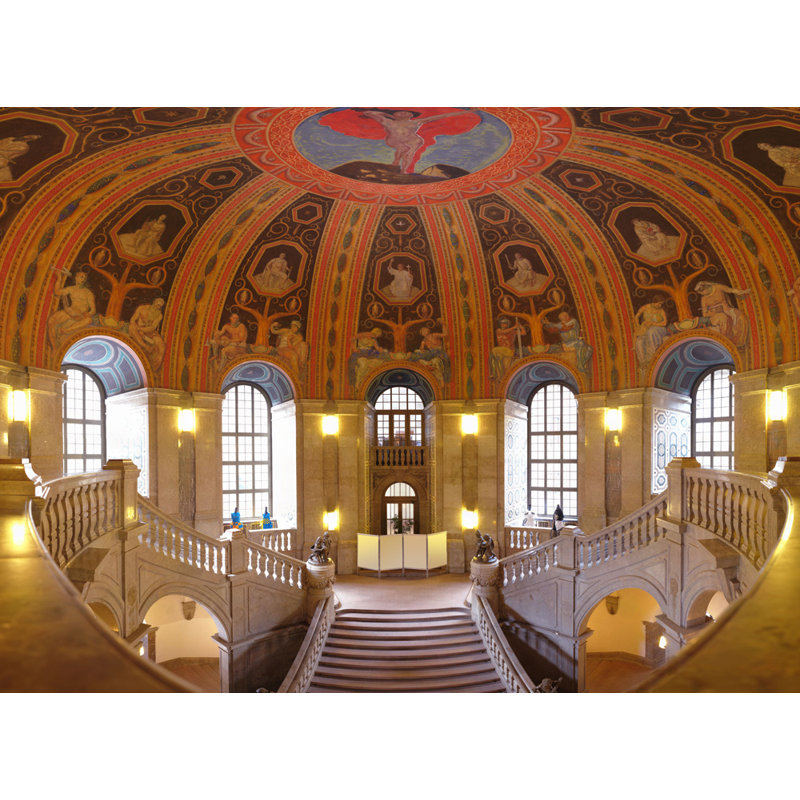 Neues Rathaus, Dresden, H 13 po x l 18 po