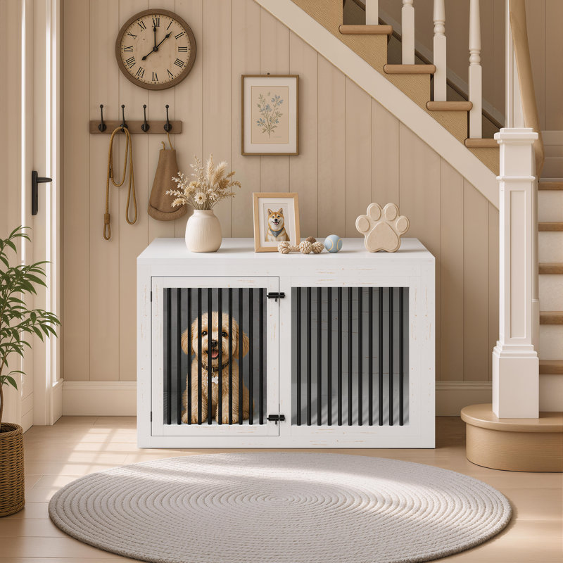 Cage pour chien Aletza, Blanc