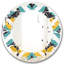 Miroir mural abstrait sans cadre-123245636-45633545