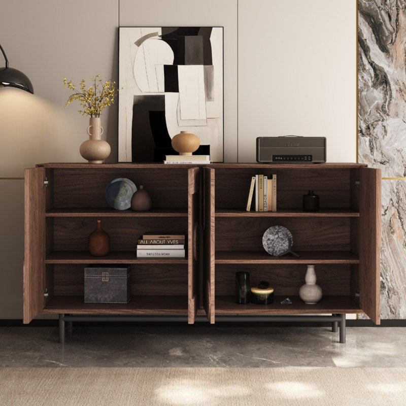 High-Quality Solid Wood Sideboard, 35.43" H x 59.06" W x 15.75" D