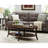 Perth 3-Piece Espresso Oval Coffee Table With End Tables Set, Table