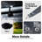 10X20ft Garage Shelter Replacement Tarp, Waterproof And Shielded With 72 Elastic Buckles. Grey Polypropylene For Carport. Easy To Assemble Store Carport Canopy & Protected Shelter. Quick Installation-125310149