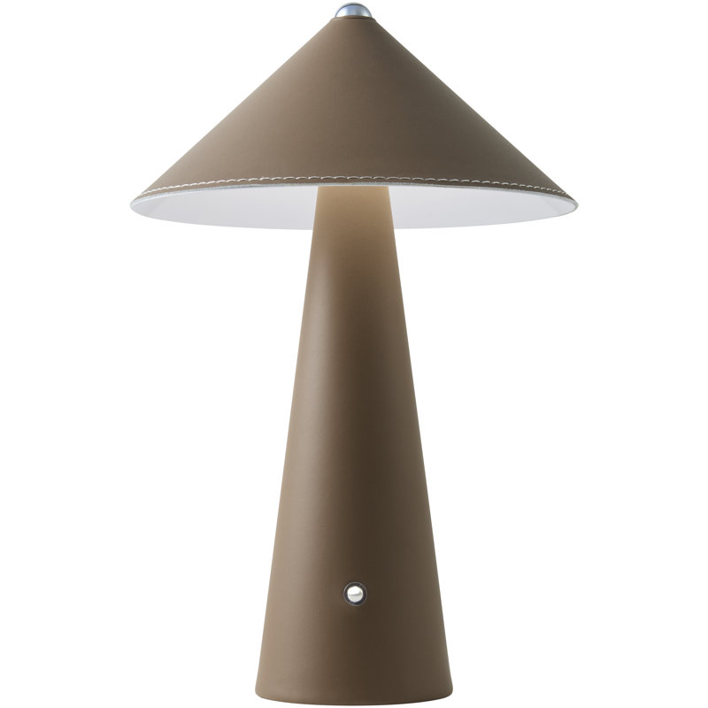 Lampe de table Buntin, Brun, Brun