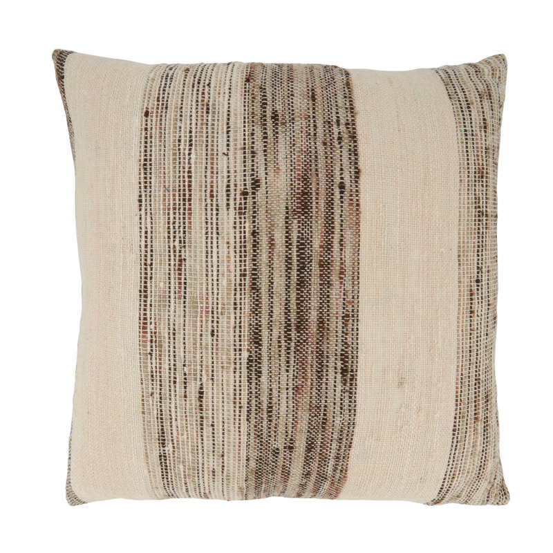 Marguerite Collection Cotton Throw Pillow, Down Blend