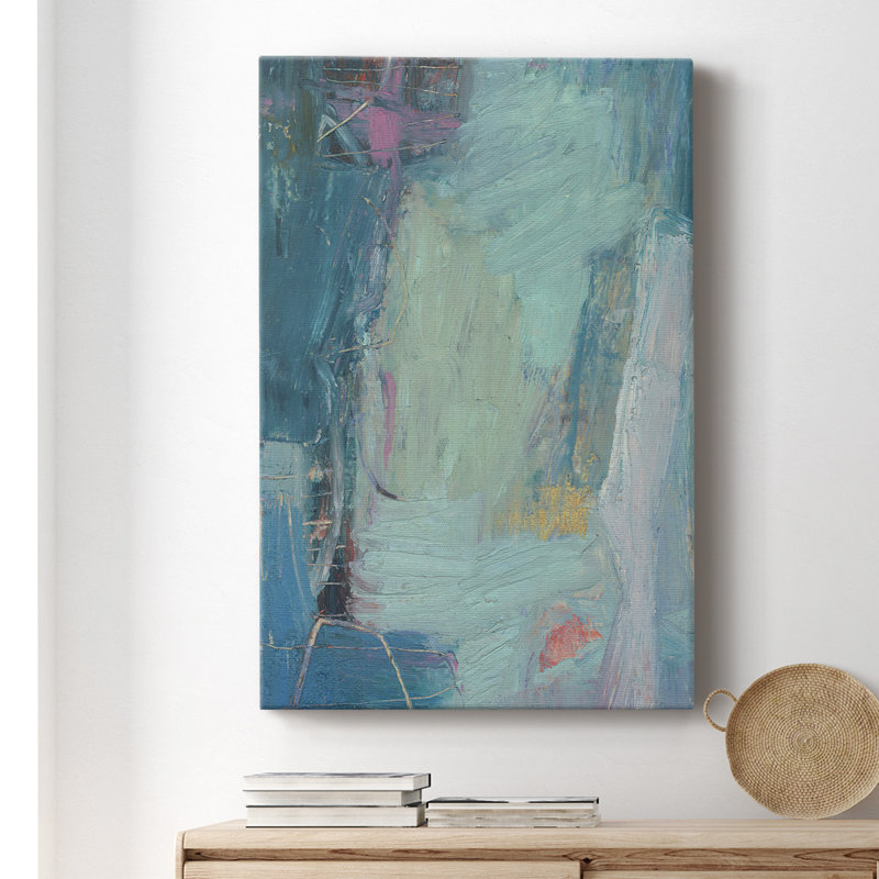Saudar IV - peinture sur toile tendue, H 48 po x l 32 po x P 1 po