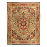 Fine Hand Knotted Persian Vintage Tabriz rug 10'1'' X 13'